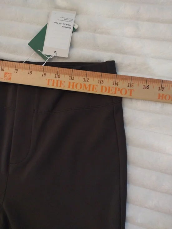 New Halara Athleisure Pants Women Med High Waist Back Pockets Bootcut Olive NWT - Picture 7 of 12